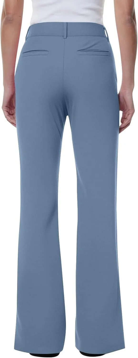 2025 Summer Women Work Business Pants High Waisted Flare Modern Comfortable Office Overalls Ladies Slacks