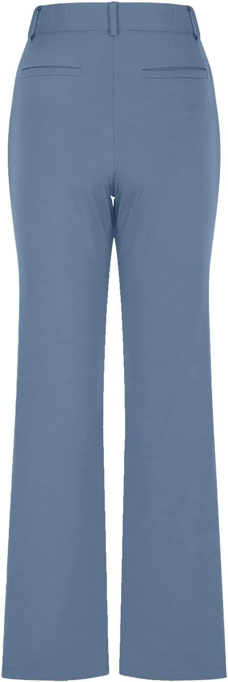 2025 Summer Women Work Business Pants High Waisted Flare Modern Comfortable Office Overalls Ladies Slacks