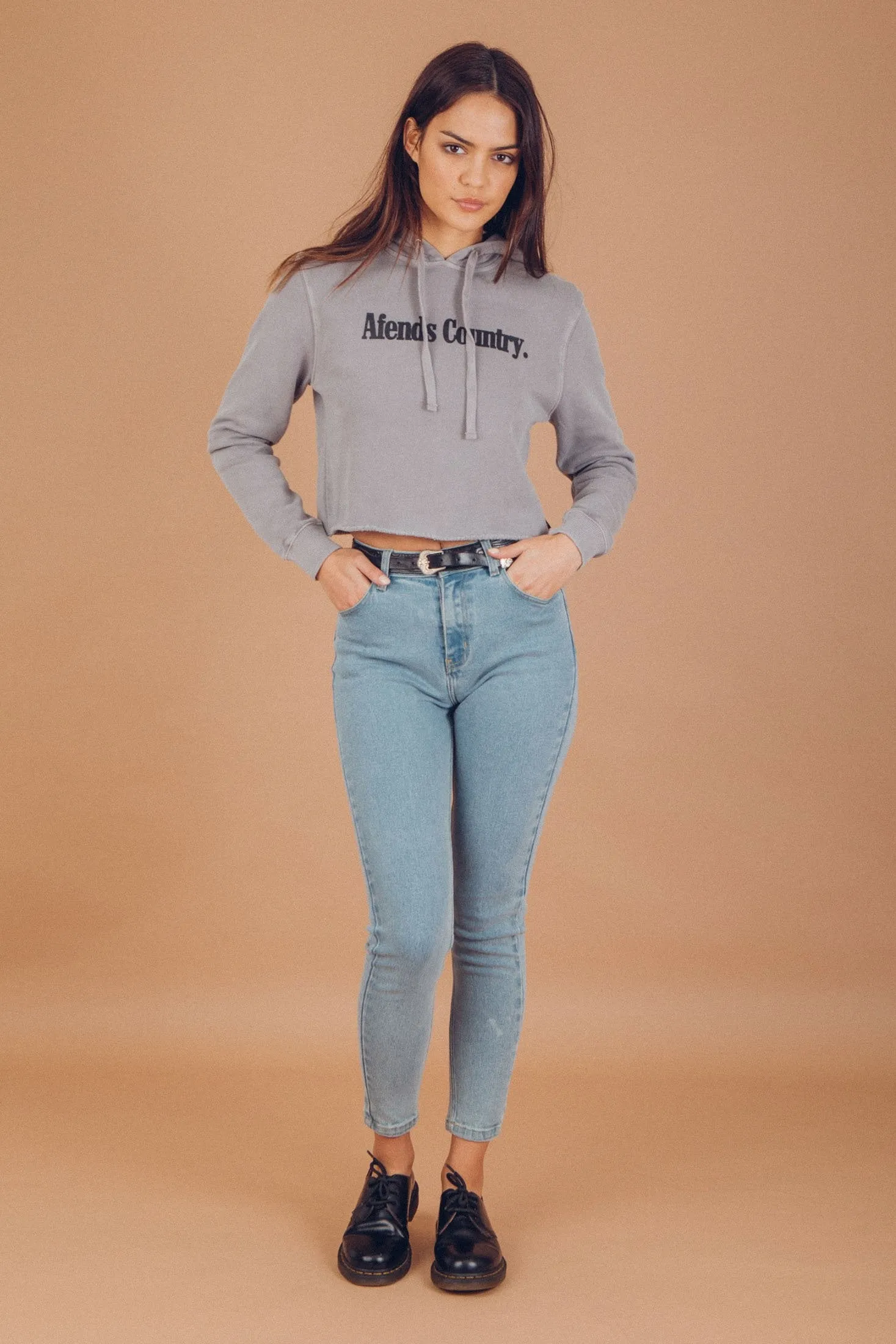 Afends Womens AC - Crop Pull On Hood