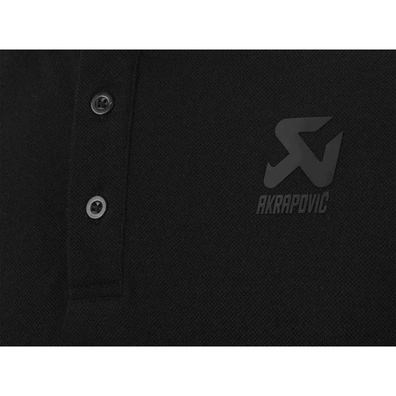 AKRAPOVIC 802137 Polo Corpo Black Women XS