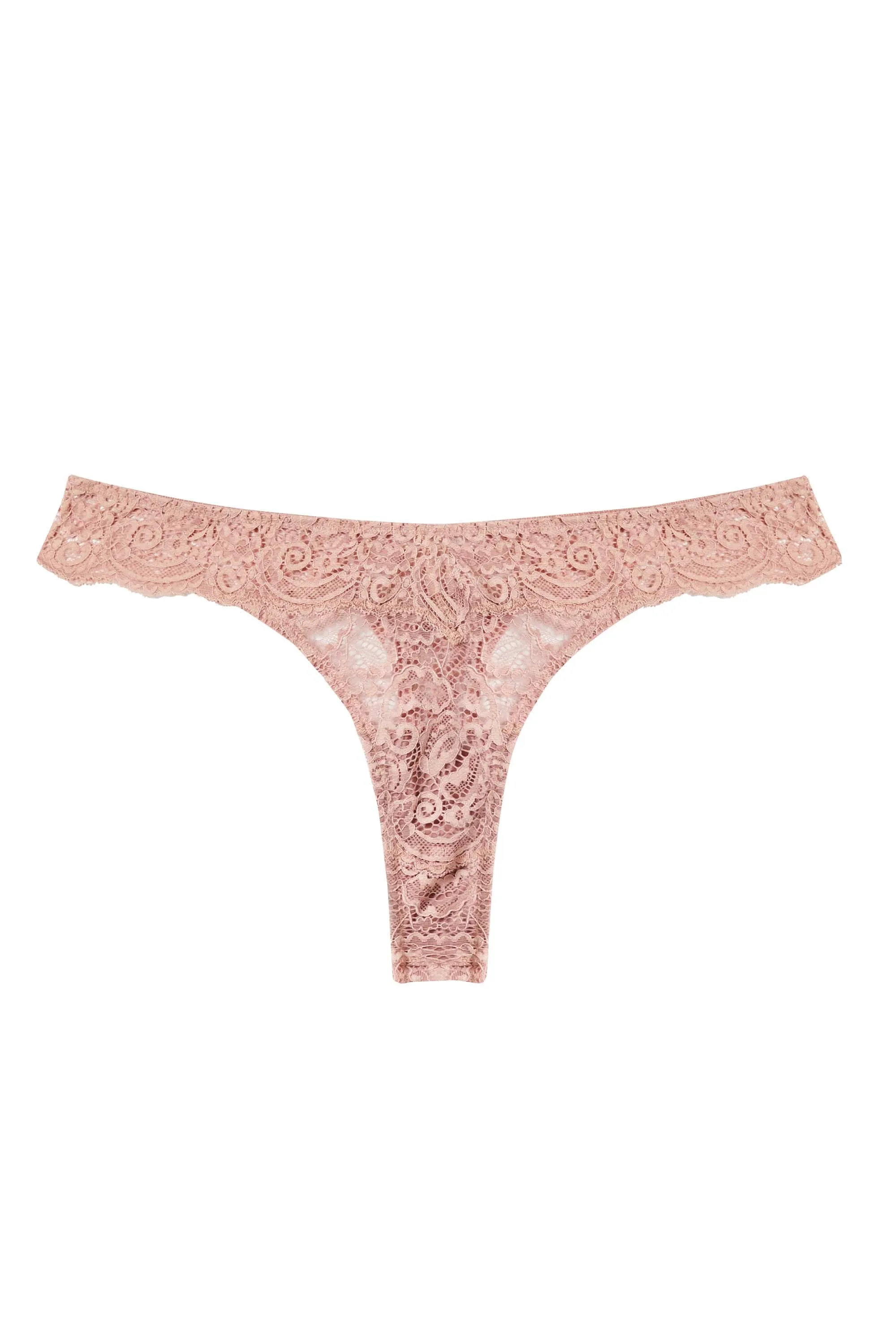 Ariana Ash Rose Lace Thong