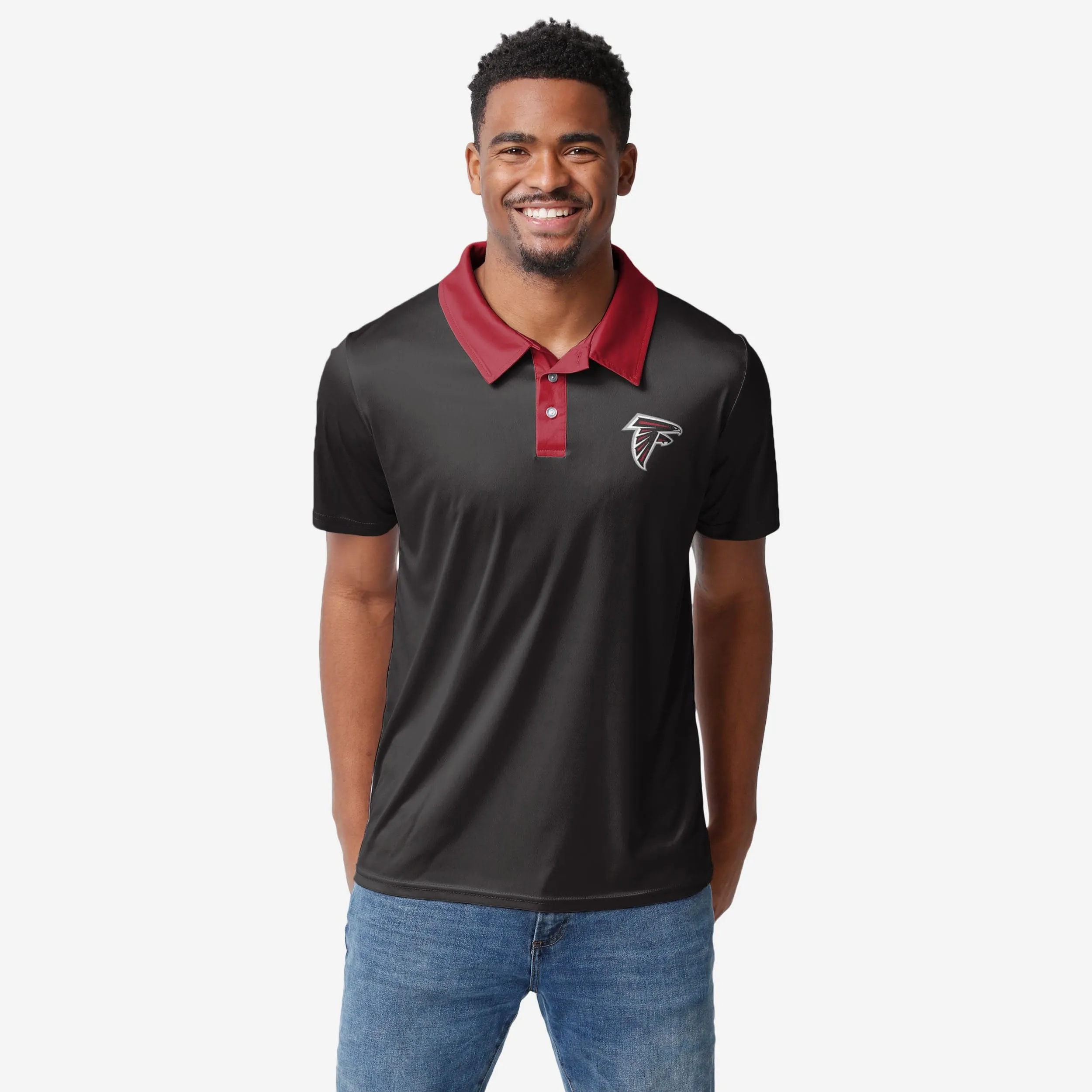 Atlanta Falcons Nightcap Polyester Polo