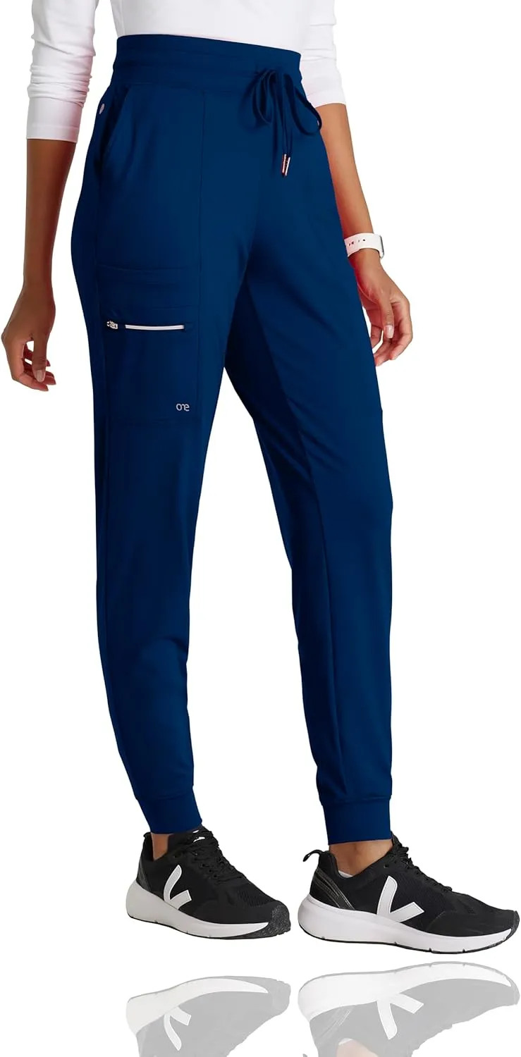 BARCO One Performance Knit Pro Jogger for Women - Modern Fit Self Cuff Jogger with Drawcord Waistband