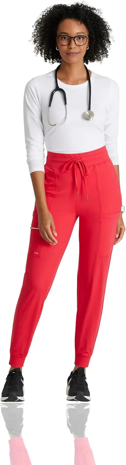 BARCO One Performance Knit Pro Jogger for Women - Modern Fit Self Cuff Jogger with Drawcord Waistband