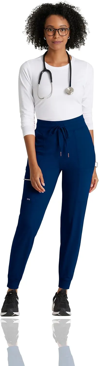 BARCO One Performance Knit Pro Jogger for Women - Modern Fit Self Cuff Jogger with Drawcord Waistband