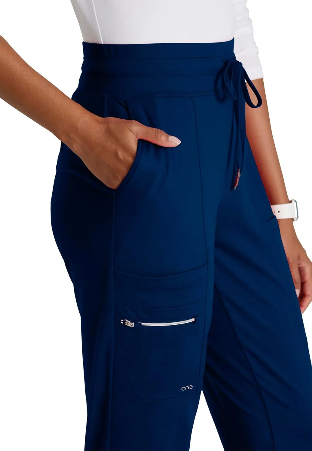 BARCO One Performance Knit Pro Jogger for Women - Modern Fit Self Cuff Jogger with Drawcord Waistband