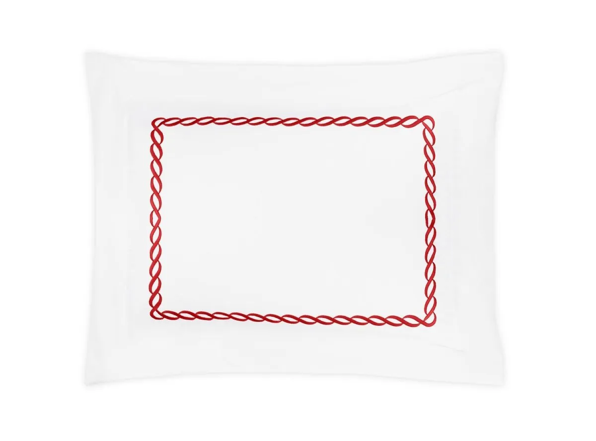 Classic Chain Red Bedding by Matouk