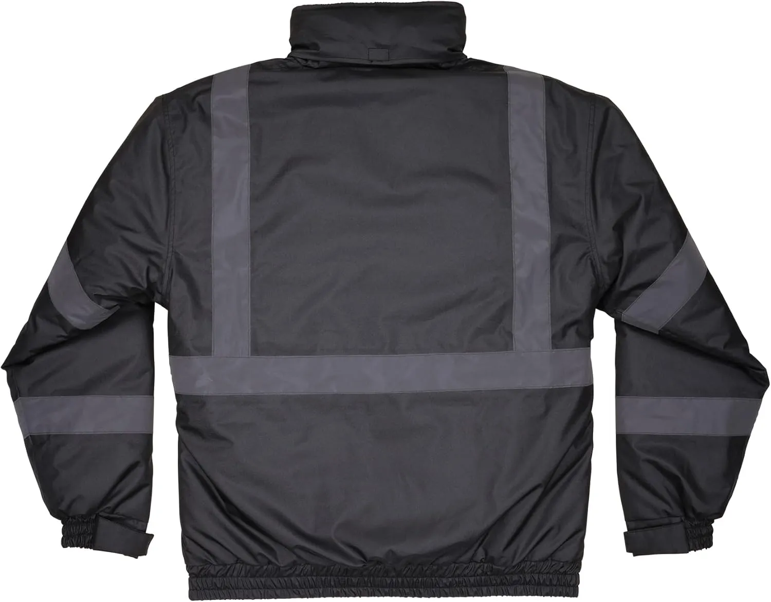 Ergodyne Unisex Adult Enhanced Visibility For Night Or Low Conditions Winter Jacket, Black, X-Large US