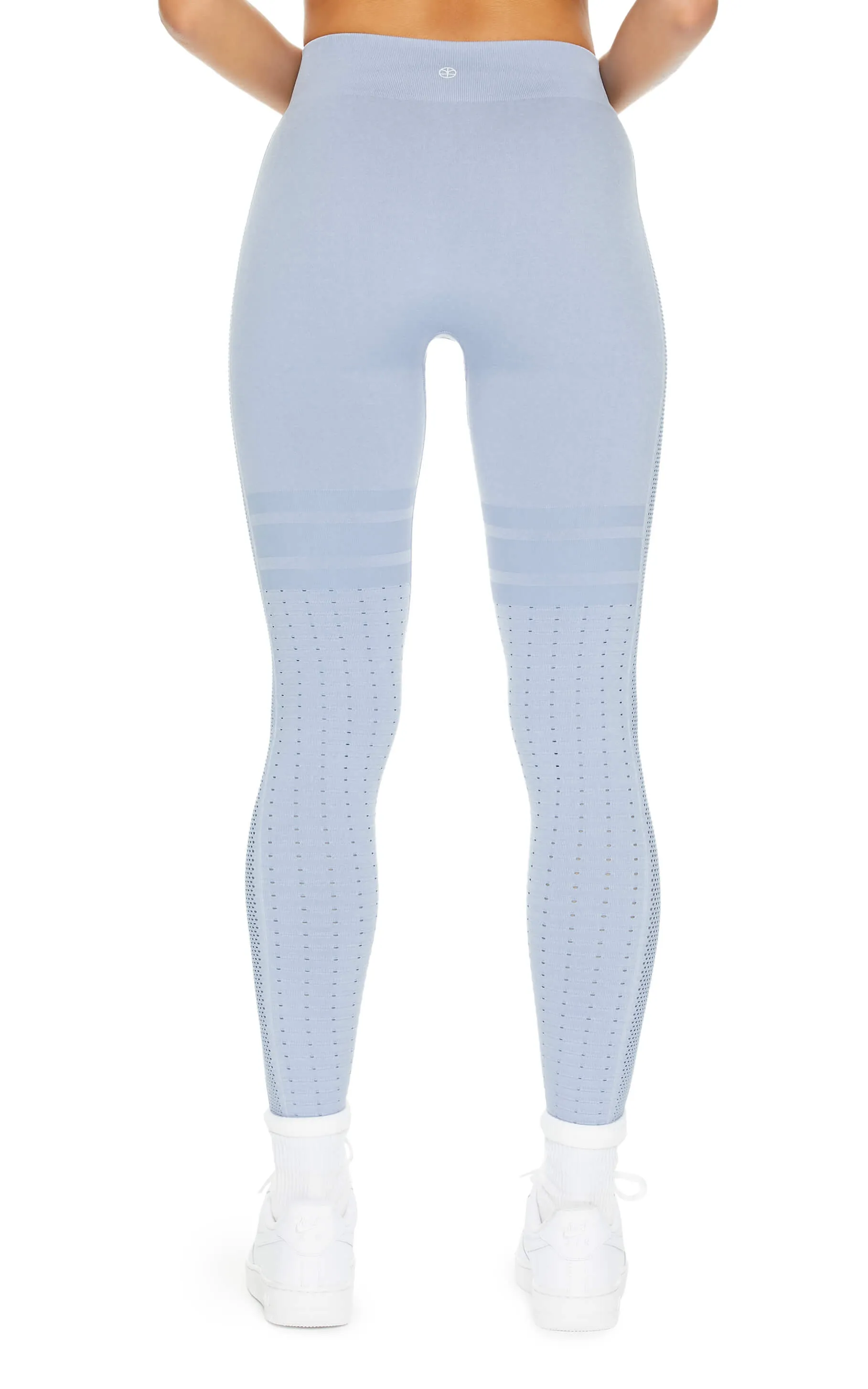 Game Day Seamless Melange Leggings | Azure Melange