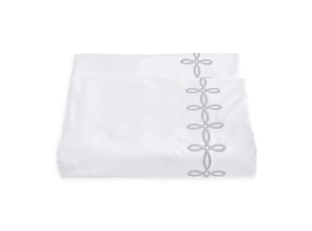Gordian Knot Silver Bedding by Matouk