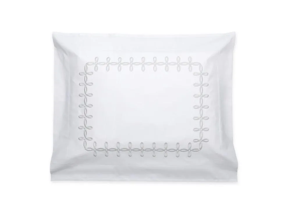Gordian Knot Silver Bedding by Matouk