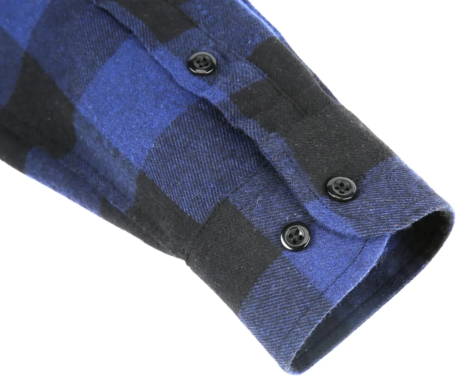 MCEDAR Mens Plaid Flannel Shirts-Long Sleeve Casual Button Down Slim Fit Outfit for Camp Hanging Out or Work