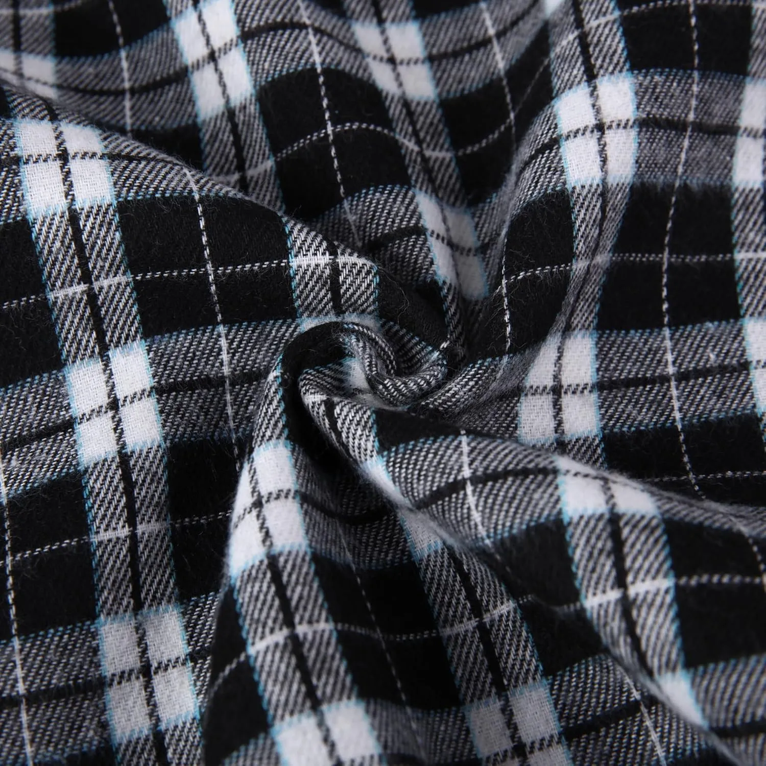 MCEDAR Mens Plaid Flannel Shirts-Long Sleeve Casual Button Down Slim Fit Outfit for Camp Hanging Out or Work