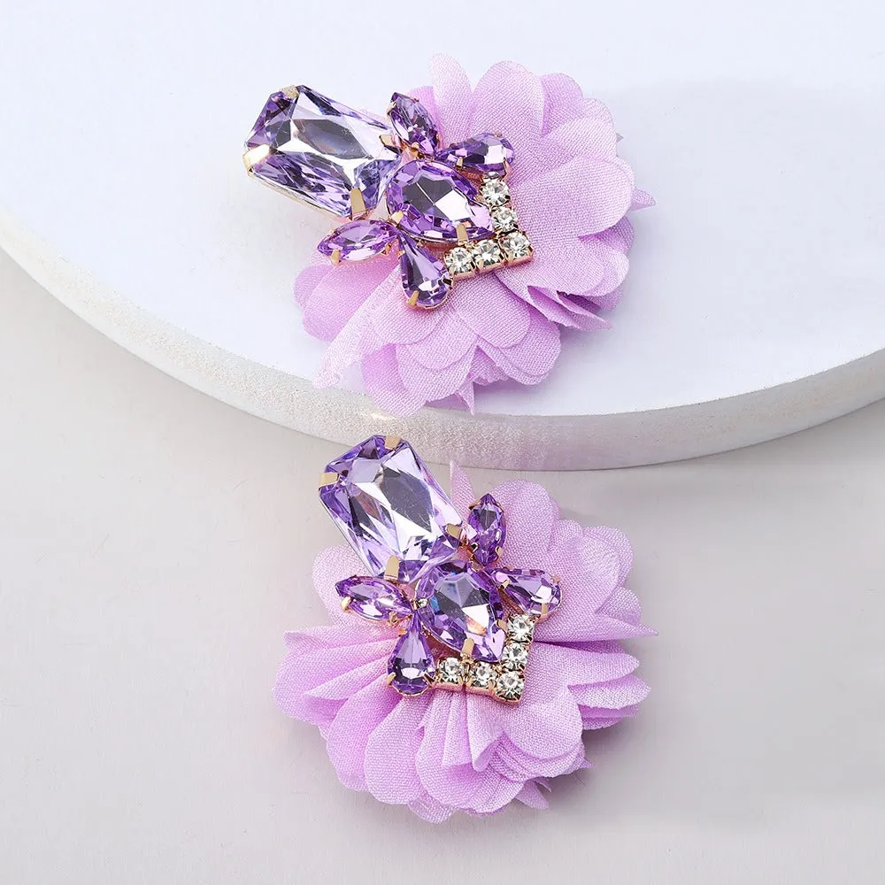 Pre Order:  Classic Elegant Flower Earrings