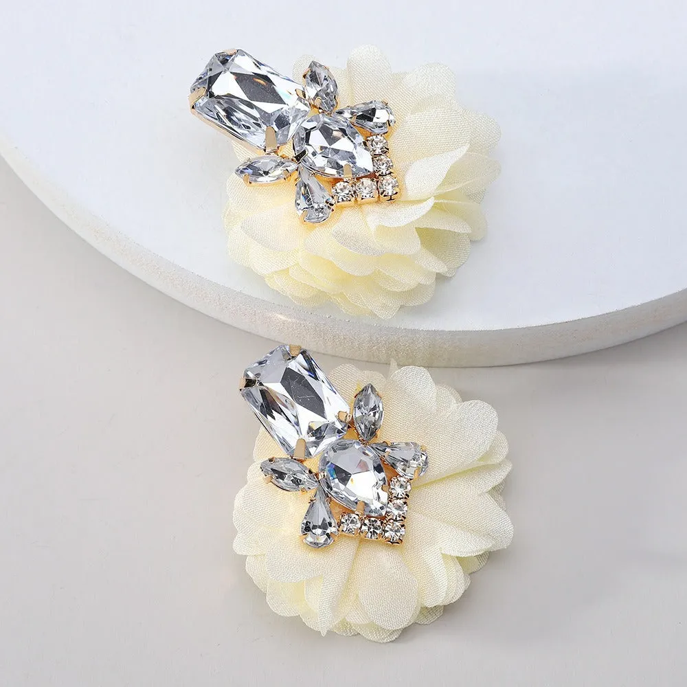 Pre Order:  Classic Elegant Flower Earrings
