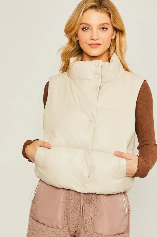 *PU Padded Vest