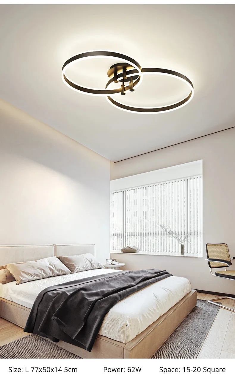 QIYI Allgie LED Acrylic Chandeliers Lighting