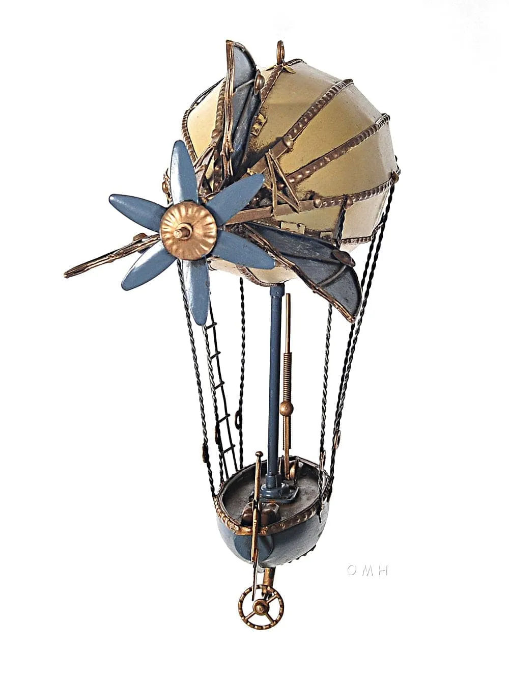 Steampunk Airship Blimp Hot Air Balloon Metal Model
