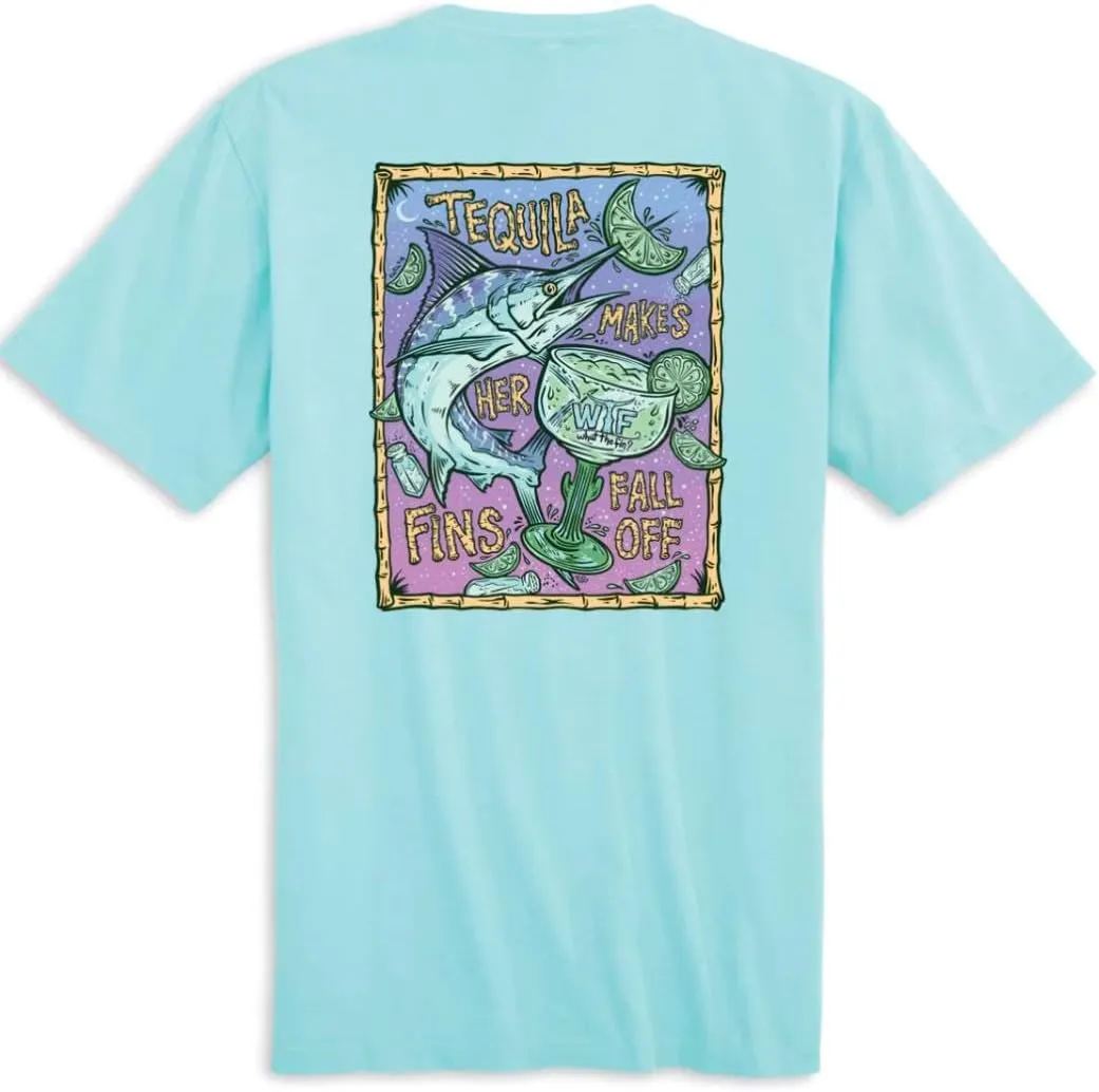 Wind's 3 Fins S/S Cotton Tee (ID:C24)