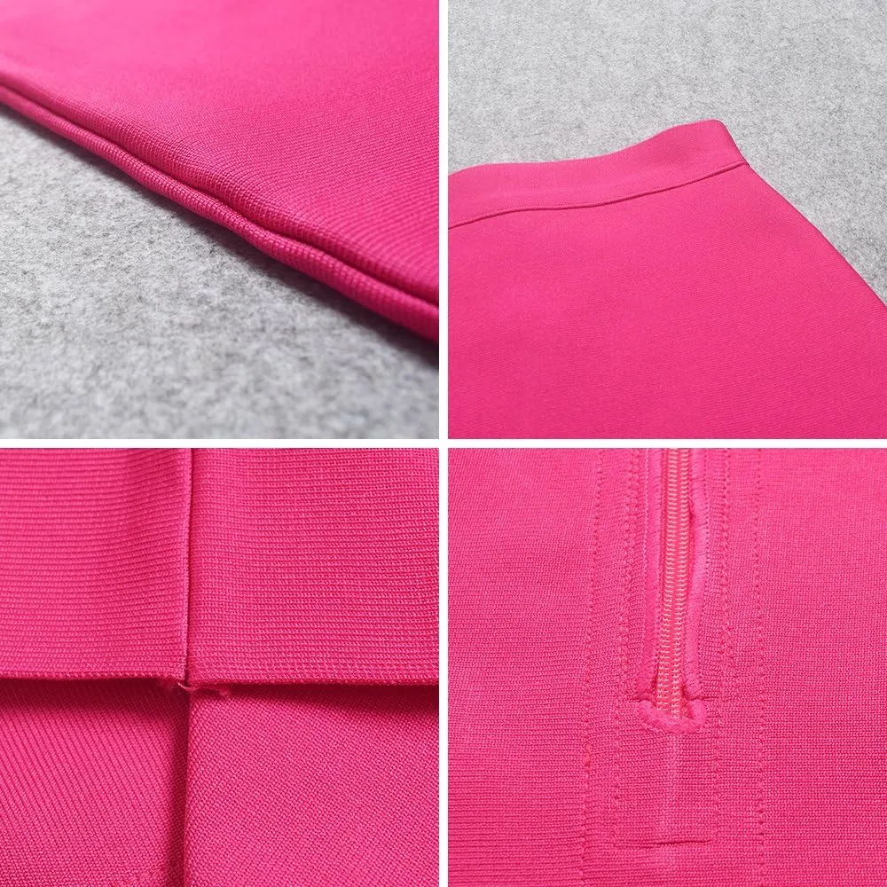 Women's High Waist Knee Length Bandage Pencil Skirt